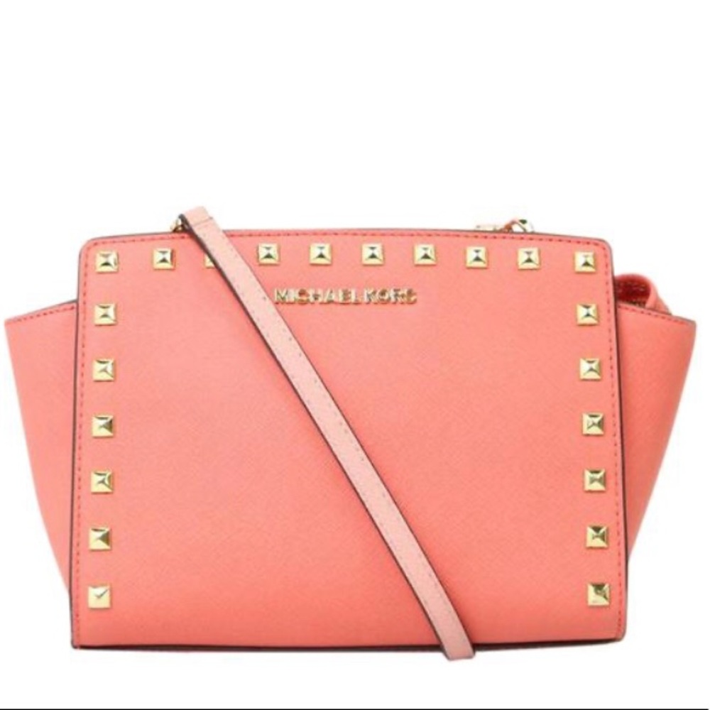 Michael Kors Selma Stud Satchel shoulder bag. Would make a great Christmas gift